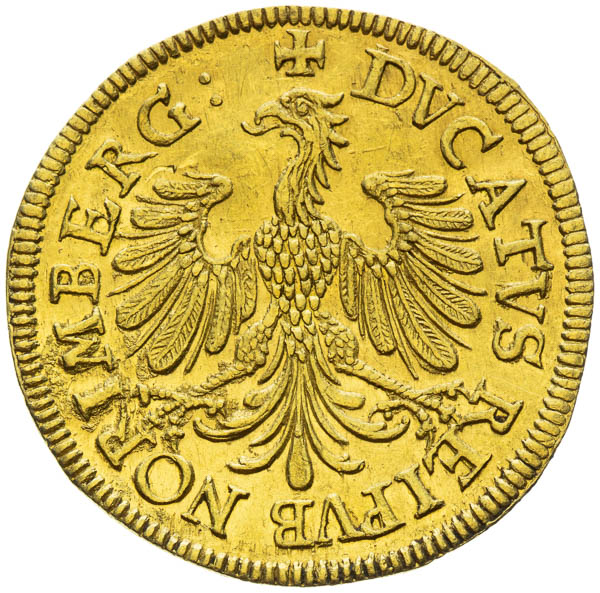 Dukát (1637) - reverz