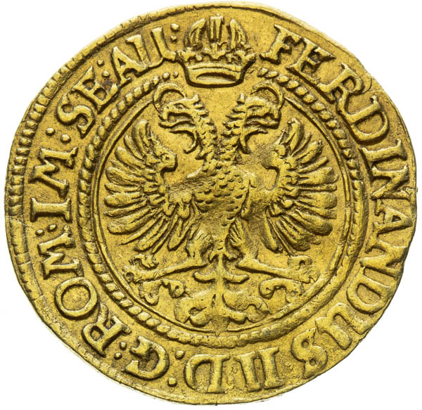 Dukát (1637) - averz