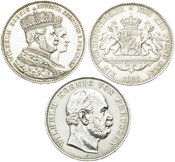 Tolar 1859, 1861, 1871 (3 ks) - avers