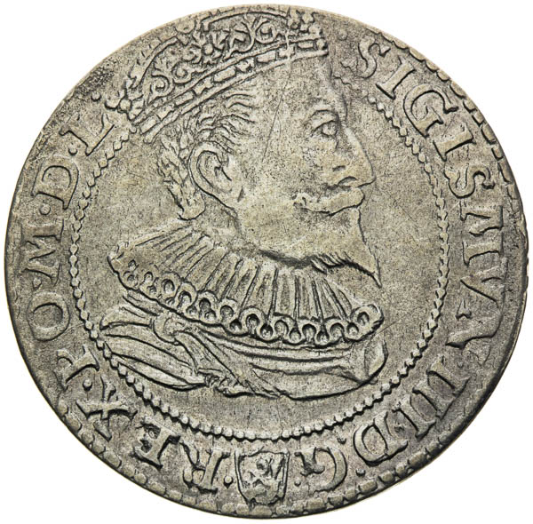 6 Groš 1596 - averz