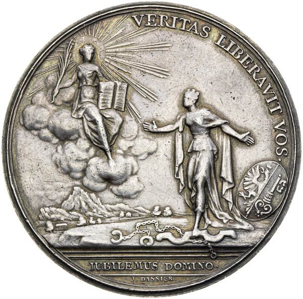 Medaile 1735 - averz