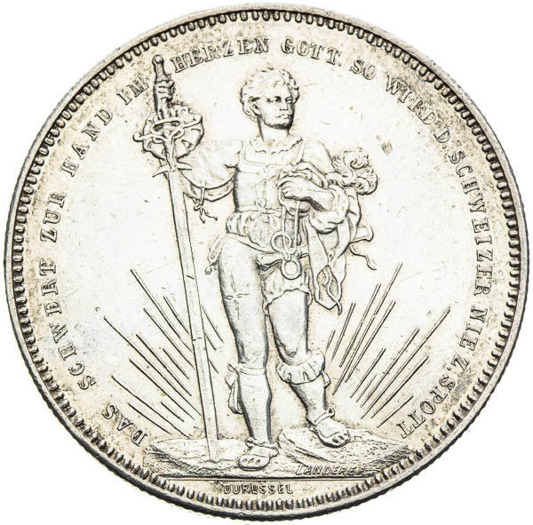 5 Frank 1879 - averz