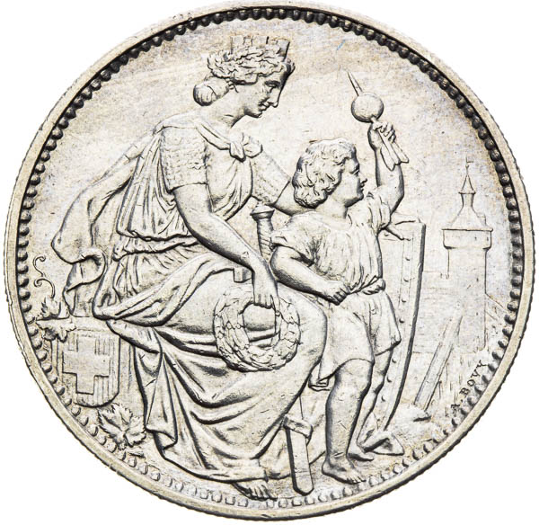 5 Frank 1865 - reverz