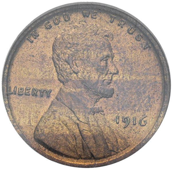 Cent 1916 - avers