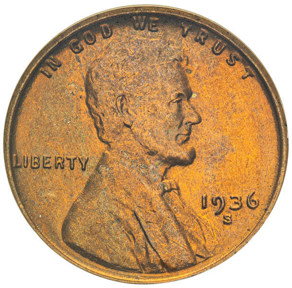 Cent 1936 S - averz