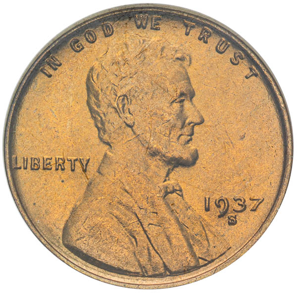 Cent 1937 S - averz