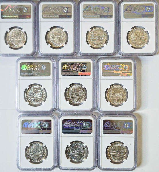 ½ Dollar 1947-1951 (10 ks) - reverz
