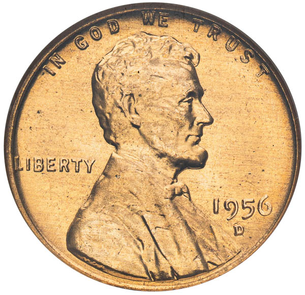Cent 1956 D - averz