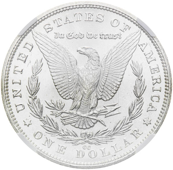 Morgan Dolar 1881 CC - reverz