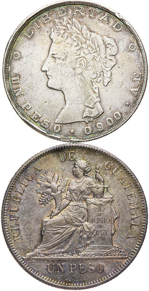 Peso 1882, 1894 (2 ks) - avers