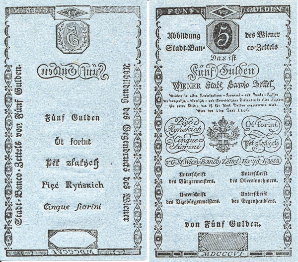 5 Gulden 1806 - front