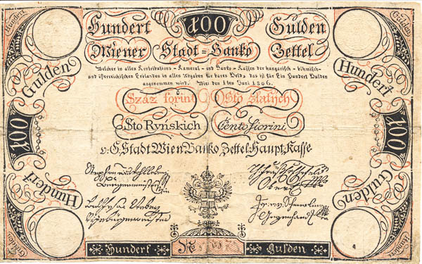 100 Gulden 1806 - averz