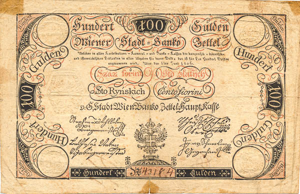 100 Gulden 1806 - averz