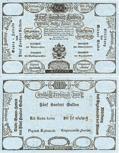 500 Gulden 1806 (2 ks) - averz