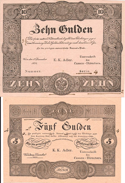 5,10 Gulden 1833 (2 ks) - averz