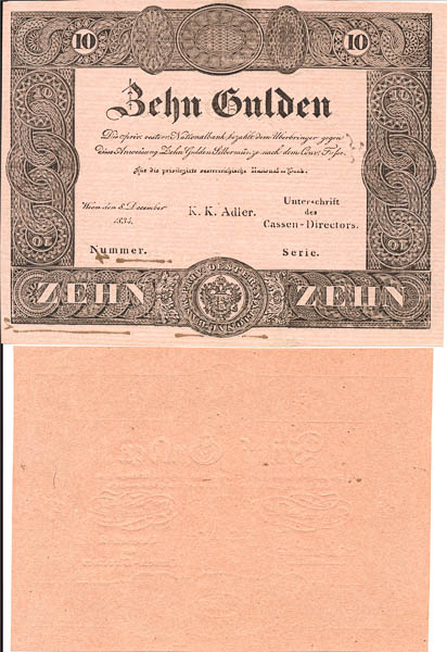 5,10 Gulden 1833 (2 ks) - reverz