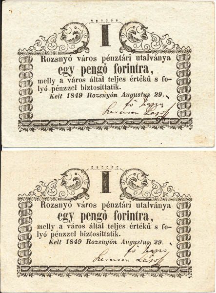 Grajciar 1849 - averz