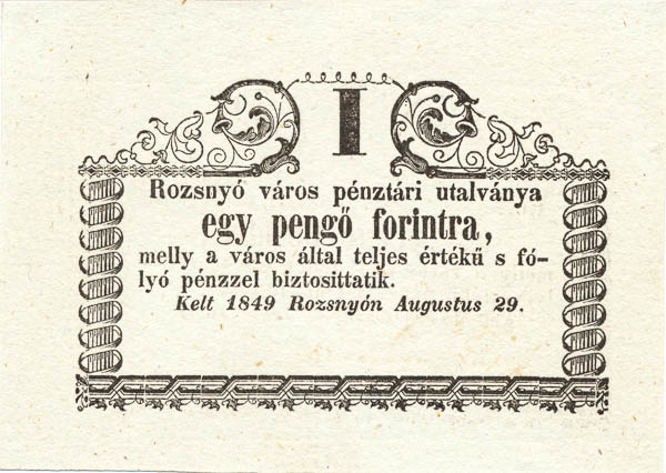 Grajciar 1849 - averz