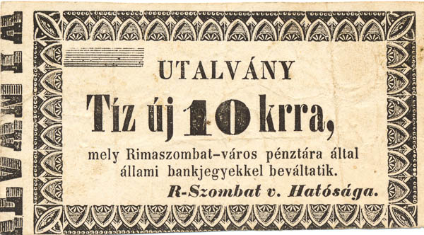 10 Grajciar 1860 - averz