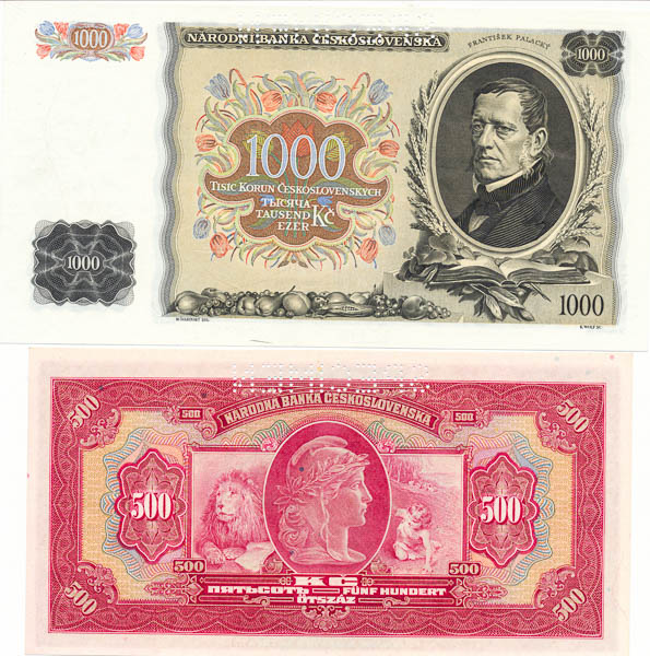 Lot bankoviek (2 ks) - reverz
