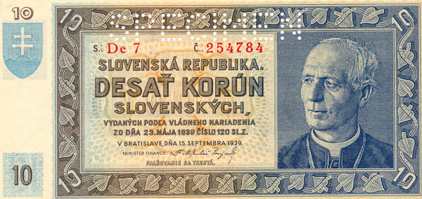 10 Ks 1939 De 7 (perforovaná) - averz