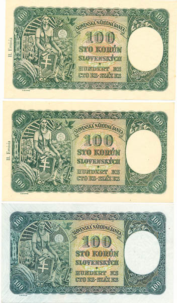 100 Ks 1940 (3 ks) - reverz