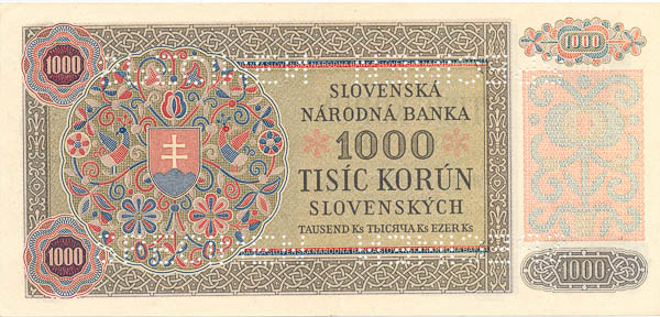 1000 Ks 1940 6N6 (anulát) - revers