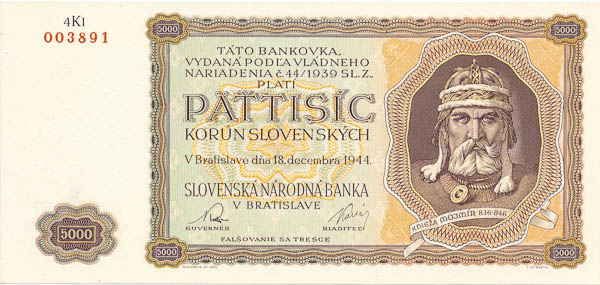 5000 Ks 1944 4Kl - avers