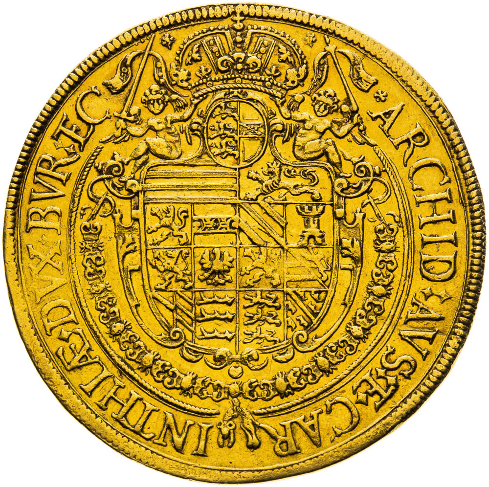 5 Dukát 1628 - reverz