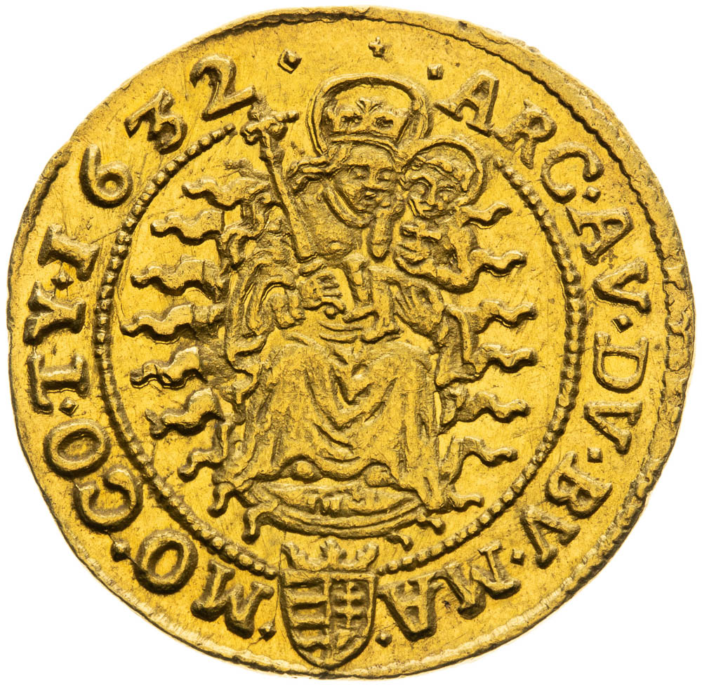 2 Dukát 1637 - reverz