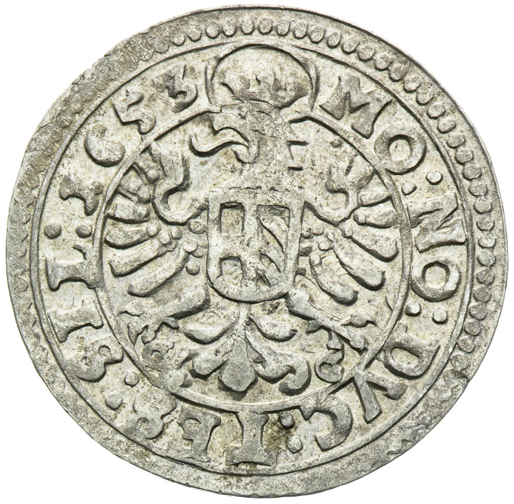 3 Kreutzer 1653 - back