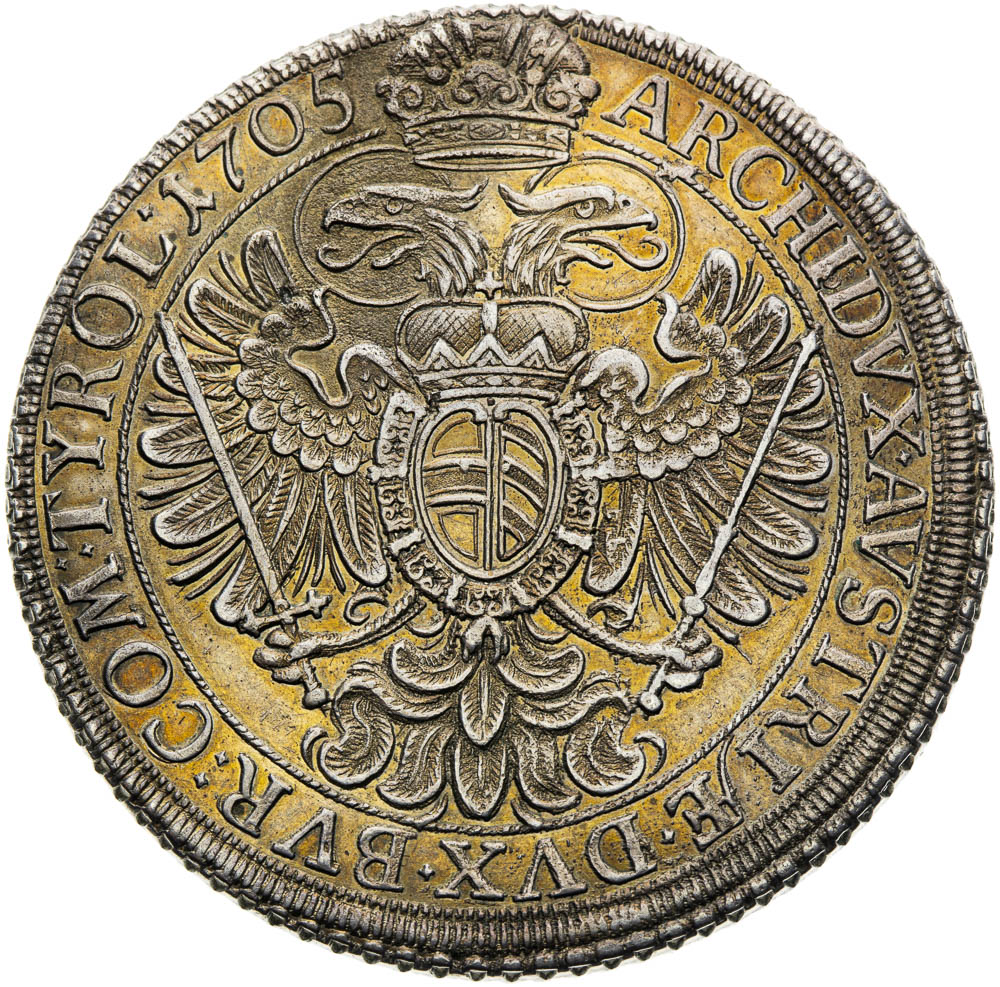 Thaler 1705 - back