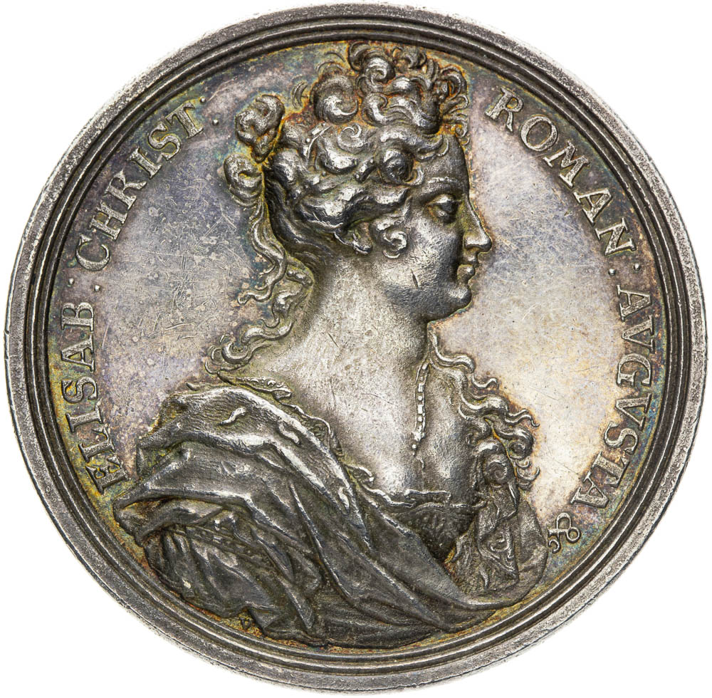 Silver medal 1716 - front