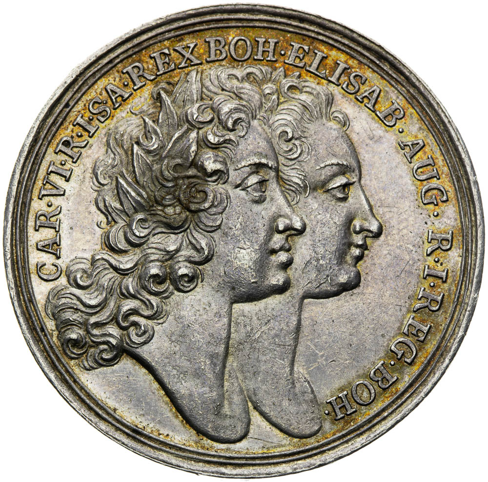 Silver medal 1723 - front