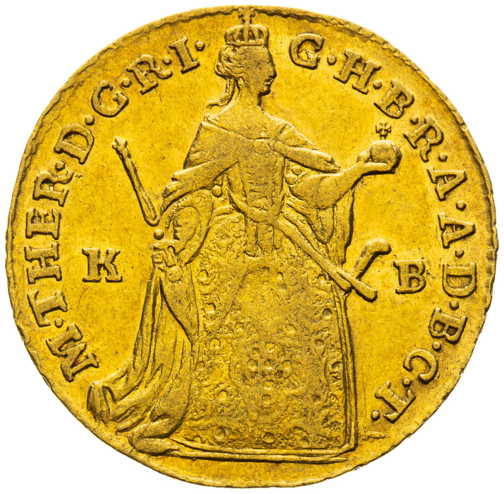 Dukát 1748 - averz