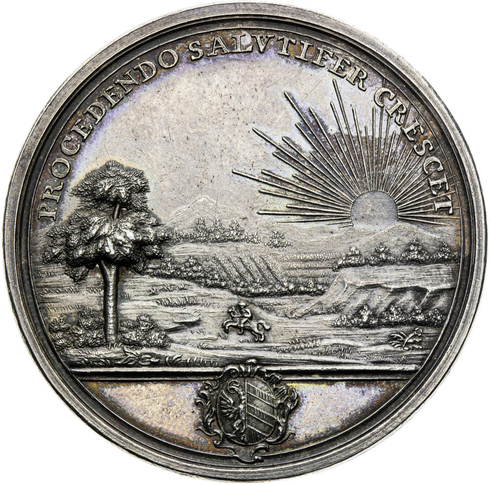 Strieborná medaila 1764 - reverz