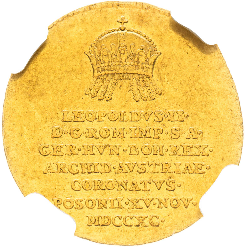 Zlatý žetón 1790 (3/4 Dukát) - averz