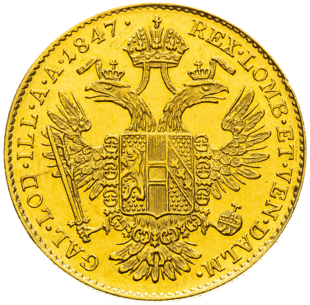 Ducat 1847 - back