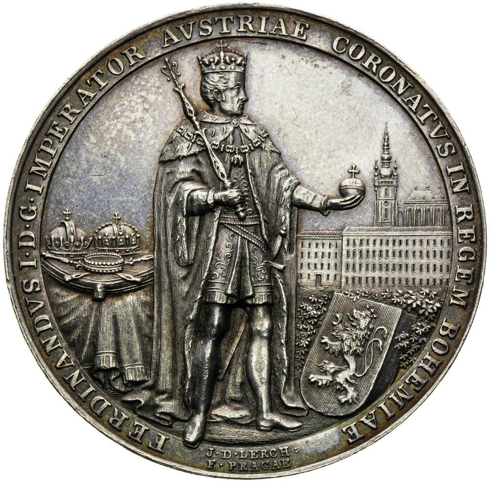 Silver medal 1836 - back