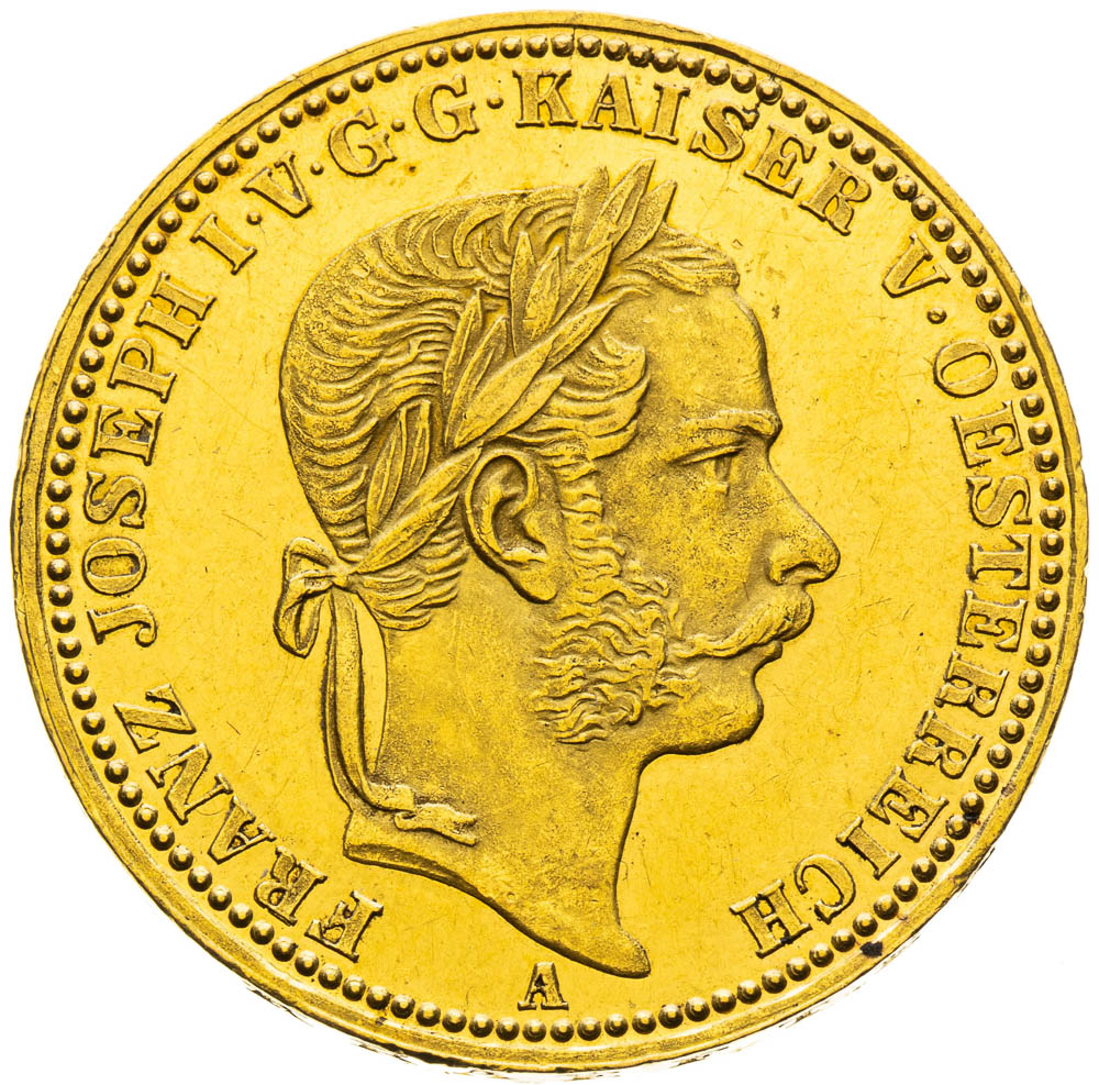 Spolková koruna 1866 - averz