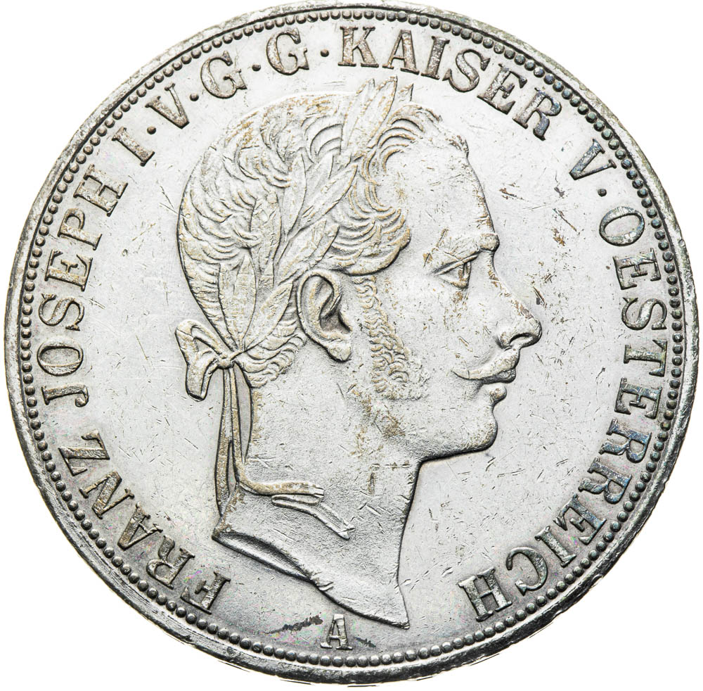 Spolkový 2 tolar 1865 - avers