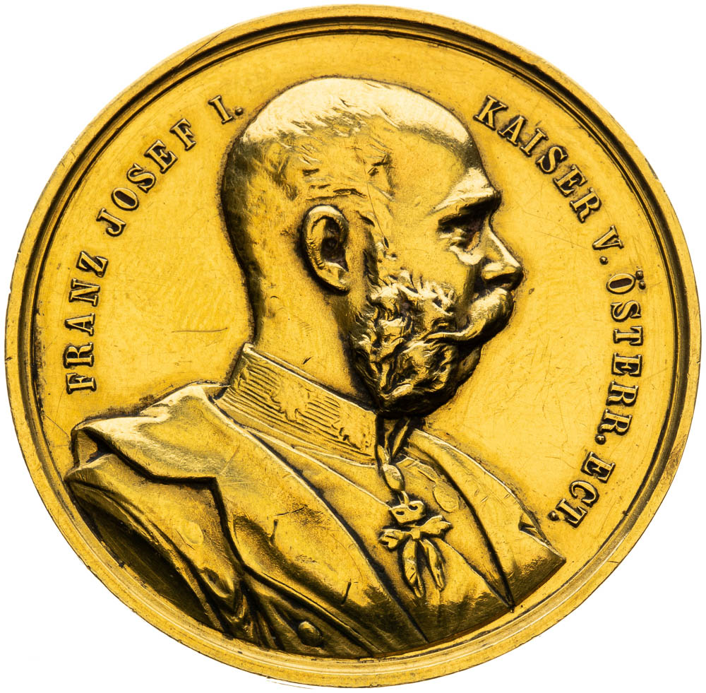 Zlatá medaile 1890 (6 dukát) - avers