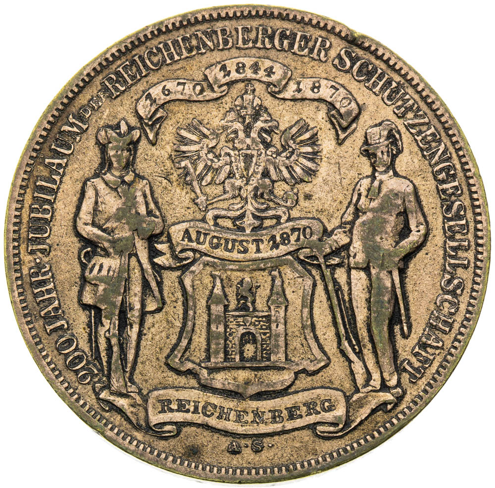 Medaile 1870 - revers