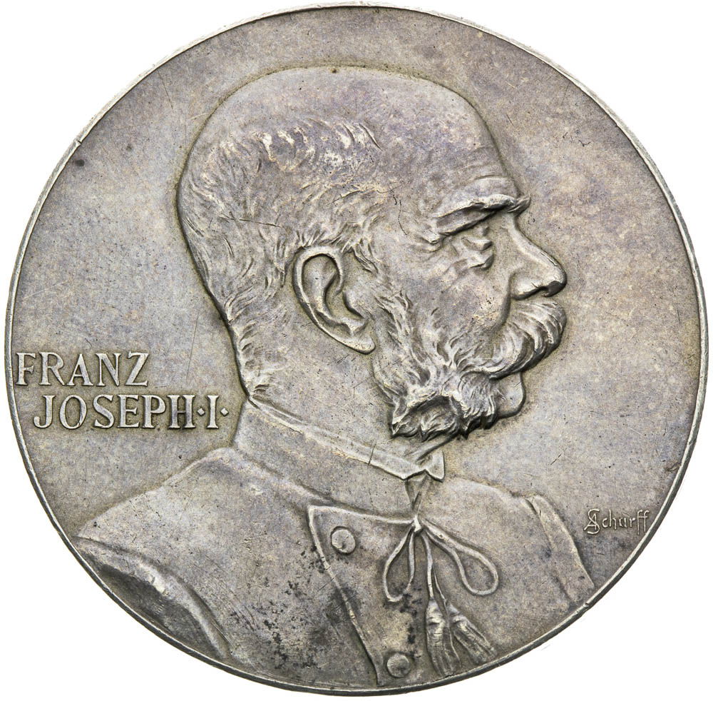 Stříbrná medaile 1898 - avers