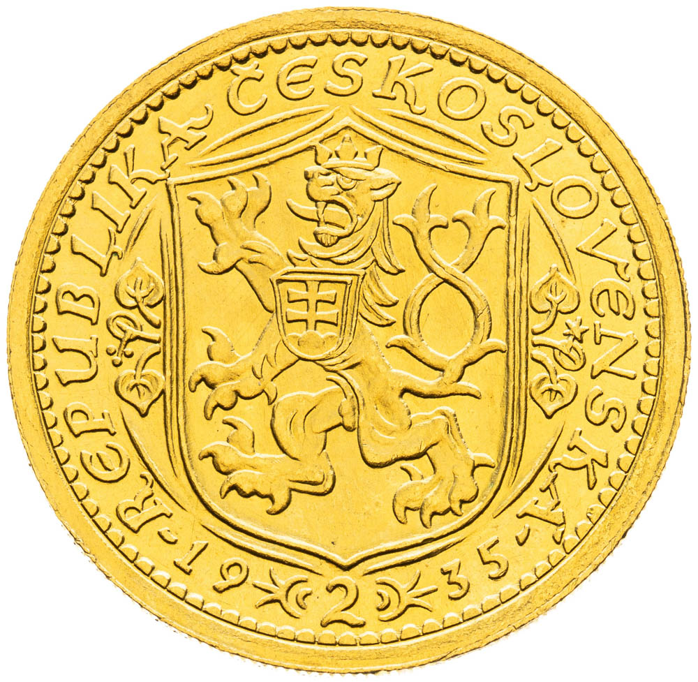 2 Ducats 1935 - back