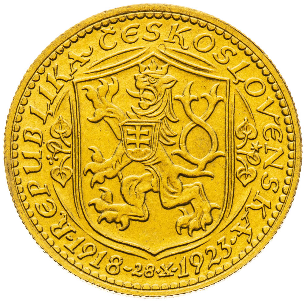 Ducat 1923 (numbered) - back