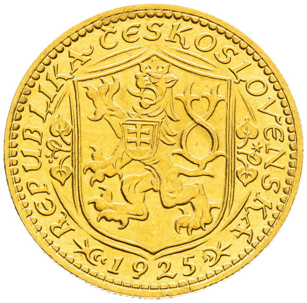 Dukát 1925 - revers