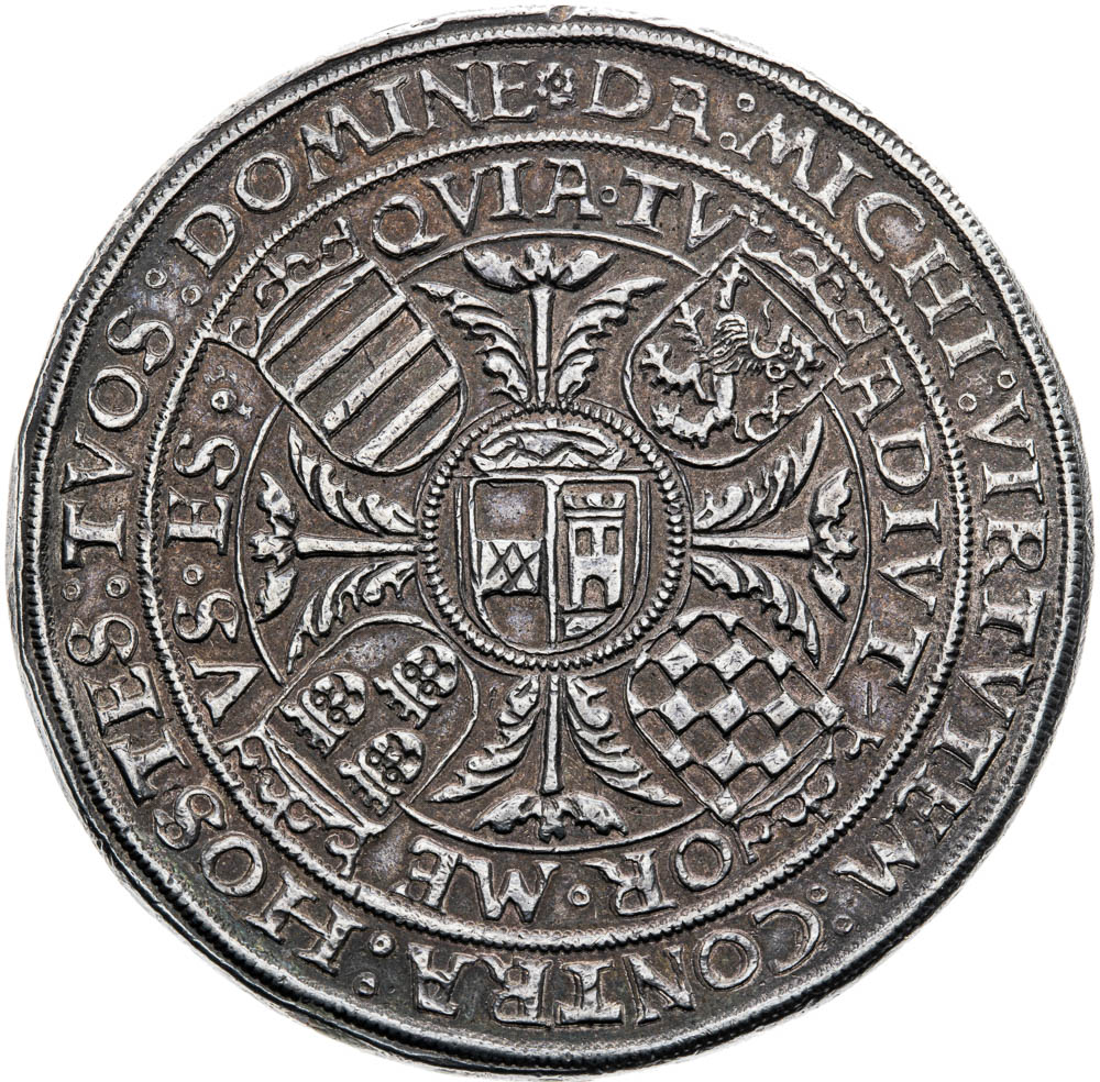 Stříbrná medaile 1529 - 2 a 1/4 Tolar - revers