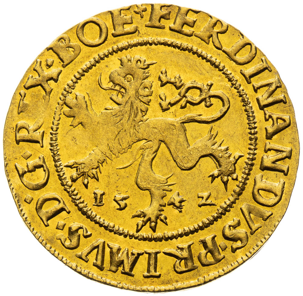 Dukát 1542 - avers