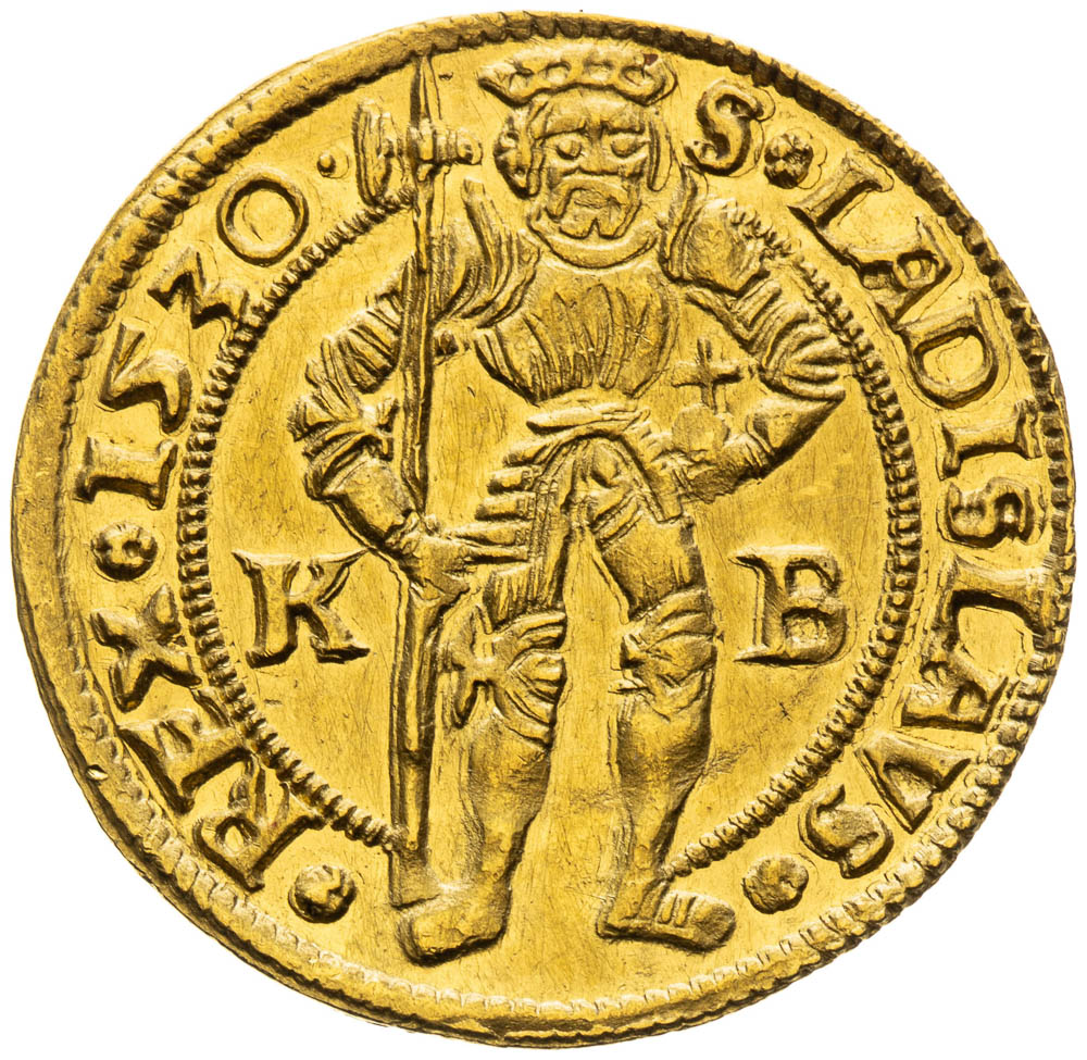 Dukát 1530 - revers
